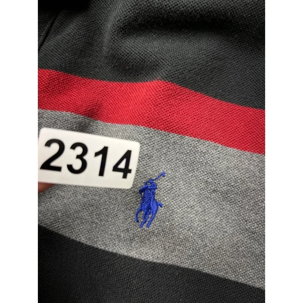 Rare Polo Ralph Lauren‎ XL Striped Polo Shirt Pony Preppy Rugby multi heritage